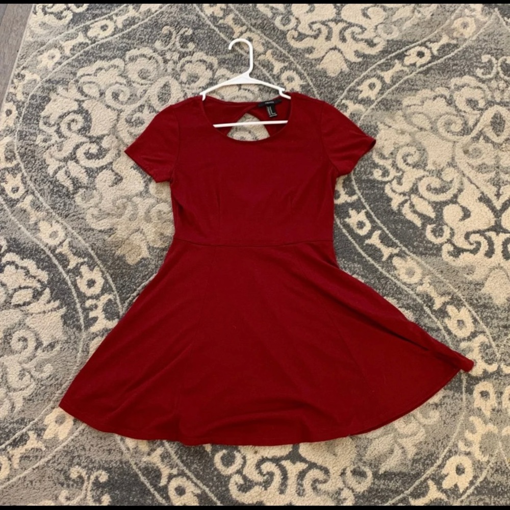 Forever 21 Maroon Mini Dress